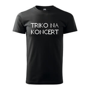 Unisex triko na koncert